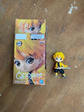 Q Posket Zenitsu Agatsuma Figure - Yellow